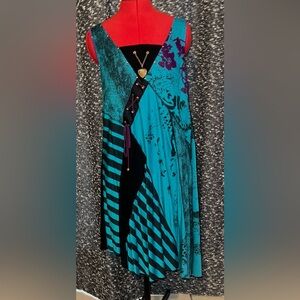 Seven waves sleeveless dress